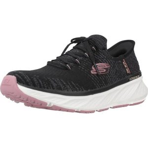 Buty SKECHERS SLIP-INS EDGERIDE Czarny. Czarne buty trekkingowe Skechers, z tkaniny, bez zapięcia. Za 348,99 zł.