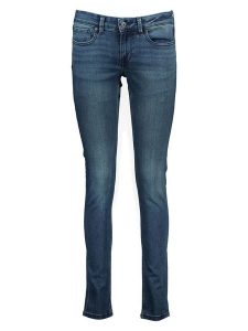 Pepe Jeans Dżinsy "Pixie" - Skinny fit - w kolorze granatowym rozmiar: W32/L32. Niebieskie jeansy Pepe Jeans, z aplikacjami, z jeansu. Za 162,11 zł.