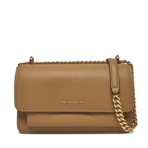 Torebka MICHAEL Michael Kors. Brązowe torebki wieczorowe MICHAEL Michael Kors, bez wzorów, bez dodatków. Za 649,99 zł.