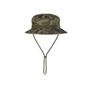 Kapelusz turystyczny PL Woodland. Brązowe kapelusze HELIKON-TEX, bez wzorów, sportowe. Za 70,99 zł.