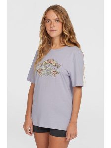 O'Neill Koszulka "Summer" w kolorze fioletowym rozmiar: XL. Różowe bluzki O'Neill, xl, bez wzorów, z bawełny, bez kołnierzyka, bez ramiączek. Za 100,99 zł.