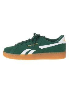 Reebok Skórzane sneakersy "Club C Grounds" w kolorze zielono-białym rozmiar: 42. Białe trampki Reebok, bez wzorów, bez zapięcia. Za 259,54 zł.