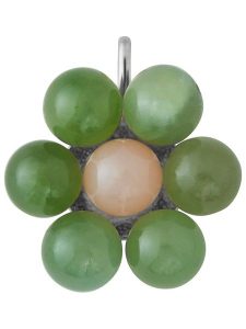 Design Letters Pozłacana zawieszka z perłami rozmiar: onesize. Zielone zawieszki Design Letters, z perłą, pozłacane. Za 173,99 zł.