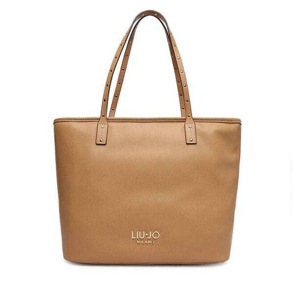 Torebka Liu Jo. Brązowe shopper bag Liu Jo, bez wzorów, bez dodatków. Za 599,99 zł.