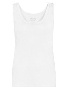 Sublevel Top w kolorze białym rozmiar: L. Białe topy Sublevel, l, bez wzorów, bez kołnierzyka, bez ramiączek. Za 43,99 zł.