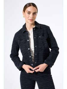 Garcia Kurtka dżinsowa w kolorze czarnym rozmiar: M. Czarne kurtki Garcia, m, bez wzorów, bez kaptura. Za 217,99 zł.