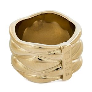 Pierścionek Furla. Żółte pierścionki Furla, złote. Za 419,99 zł.