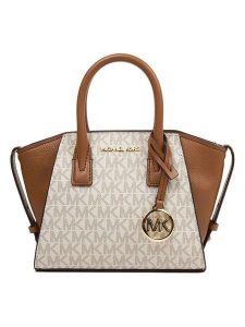 Michael Kors Torebka w kolorze kremowo-karmelowym - 23 x 16 x 9 cm rozmiar: onesize. Brązowe torebki klasyczne Michael Kors, bez wzorów, z materiału, przez ramię, bez dodatków. Za 630,99 zł.