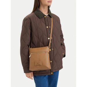 Torebka Beverly Hills Polo Club. Brązowe listonoszki Beverly Hills Polo Club, bez wzorów, bez dodatków. Za 179,99 zł.