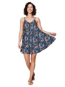 Ipanima Sukienka w kolorze granatowym rozmiar: onesize. Niebieskie sukienki Ipanima, bez wzorów, klasyczne, bez kołnierzyka, bez ramiączek, mini. Za 79,45 zł.