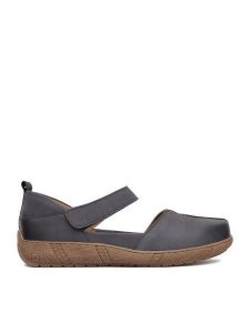 Go Soft Półbuty CEO-WI23-COMFORT-06 Niebieski. Niebieskie półbuty Go Soft, bez wzorów, z nubiku, bez obcasa, na płaskiej podeszwie, bez zapięcia. Za 199,99 zł.