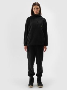4F Spodnie dresowe polarowe damskie - czarne XL. Czarne spodnie dresowe 4f, s, bez wzorów, z dresówki. W wyprzedaży za 59,99 zł.