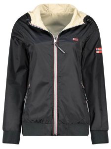 Geographical Norway Kurtka przejściowa "Arrival" w kolorze czarnym rozmiar: XL. Czarne kurtki Geographical Norway, xl, bez wzorów, bez kaptura. Za 166,88 zł.