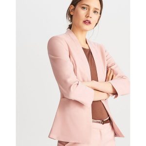 Taliowany żakiet - Różowy. Marynarki i żakiety marki Reserved. Za 139,99 zł.