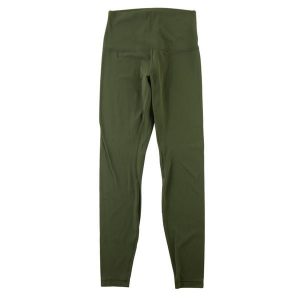 Second life - Legginsy damskie do jogi Lululemon - Stan dobry. Zielone legginsy LULULEMON, bez wzorów, z materiału. Za 127,76 zł.