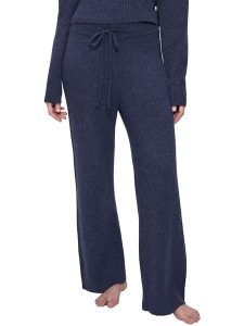 Triumph Spodnie w kolorze granatowym rozmiar: 46. Niebieskie spodnie z wysokim stanem Triumph, bez wzorów, z materiału, z podwyższonym stanem. Za 95,92 zł.