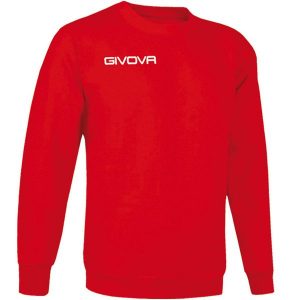 Bluza piłkarska dla dorosłych Givova Maglia One czerwona. Czerwone bluzy Givova, s, bez wzorów, z polaru, bez kaptura. Za 82,00 zł.