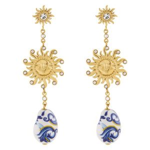 Kolczyki Guess. Żółte kolczyki Guess, złote. Za 389,99 zł.