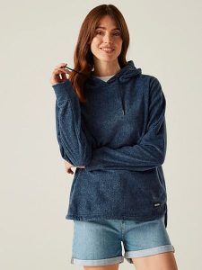 Regatta Bluza polarowa "Mayse" w kolorze granatowym rozmiar: 34. Niebieskie bluzy Regatta, bez wzorów, z materiału, bez kaptura. Za 57,06 zł.