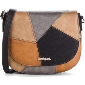 Torebka DESIGUAL - 18WAXP90 9003. Brązowe listonoszki marki Desigual, ze skóry ekologicznej. Za 299,90 zł.