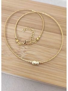 La Asena Pozłacany naszyjnik - dł. 42 cm rozmiar: onesize. Żółte naszyjniki La Asena, pozłacane. Za 39,99 zł.