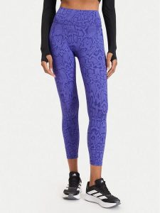 Adidas Legginsy Optime Primelift Snake KQ8312 Fioletowy. Fioletowe legginsy ADIDAS, bez wzorów. Za 349,99 zł.