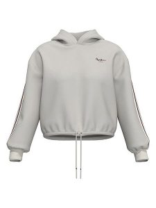Pepe Jeans Bluza w kolorze szarym rozmiar: M. Szare bluzy Pepe Jeans, m, bez wzorów, z bawełny, z kapturem. Za 131,74 zł.