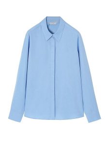 TATUUM Koszula "Erwina" w kolorze błękitnym rozmiar: 40. Niebieskie koszule Tatuum, bez wzorów, z lyocellu, bez kołnierzyka, bez ramiączek. Za 168,06 zł.