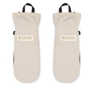 Rękawiczki Columbia. Brązowe rękawiczki Columbia, bez wzorów, z dzianiny. Za 199,99 zł.