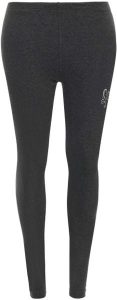 Legginsy damskie Athl. Dpt Paula Dk Grey Mel Grey. Szare legginsy Givova, bez wzorów, z bawełny, z podwyższonym stanem, długie. Za 117,99 zł.