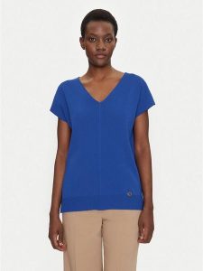 Luisa Spagnoli Sweter Caracalla 58686 Niebieski Regular Fit. Niebieskie swetry klasyczne LUISA SPAGNOLI, m, z syntetyku, bez kołnierzyka. Za 579,99 zł.
