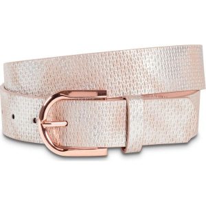 Pasek metaliczny bonprix stary jasnoróżowy - kolor czerwonego złota. Paski marki bonprix. Za 37,99 zł.