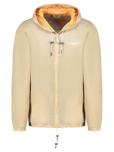 Geographical Norway Kurtka przejściowa "Boat" w kolorze beżowym rozmiar: XXL. Brązowe kurtki Geographical Norway, xxl, z aplikacjami, bez kaptura. Za 70,74 zł.