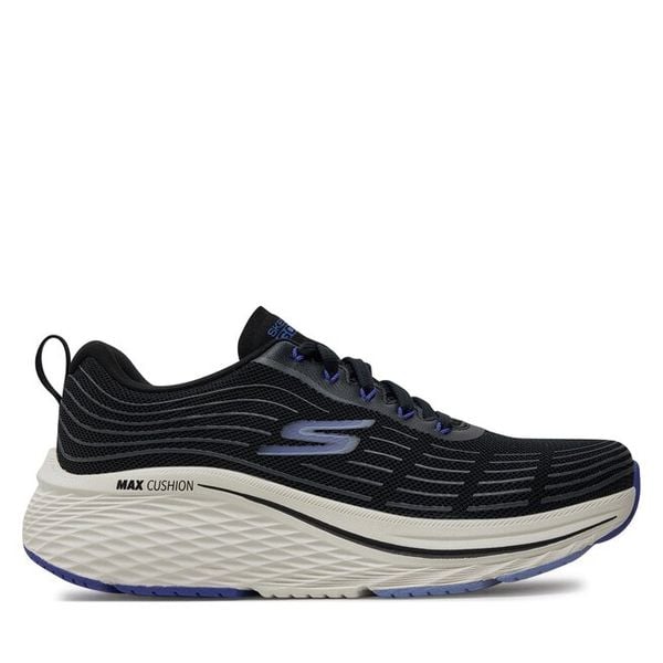 Buty do biegania Skechers. Czarne buty sportowe Skechers, bez wzorów, bez zapięcia, do biegania. Za 339,99 zł.