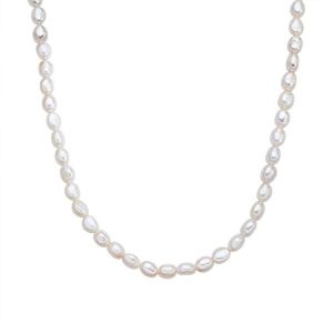 Valero Pearls Naszyjnik z pereł srebro wysokiej próby Perła hodowlana słodkowodna żółte złoto Naszyjniki 1 ct Damski. Żółte naszyjniki Valero Pearls, z perłą, pozłacane. Za 348,99 zł.