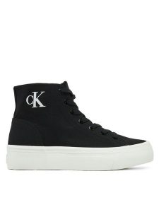 Calvin Klein Jeans Trampki YW0YW01764 Czarny. Czarne trampki Calvin Klein Jeans, bez wzorów, z jeansu, bez zapięcia. Za 199,99 zł.
