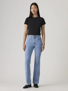 Levi's Dżinsy "725" - Bootcut fit - w kolorze błękitnym rozmiar: W33/L32. Niebieskie jeansy Levi's®, z aplikacjami. Za 259,95 zł.