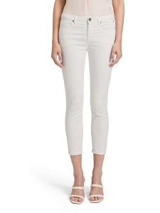 BETTY & CO Dżinsy - Skinny fit - w kolorze białym rozmiar: 44. Białe jeansy Betty & Co, z aplikacjami, ze skóry. Za 113,63 zł.