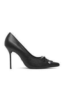 Juicy Couture Szpilki CEO-C5180-1 Czarny. Czarne szpilki Juicy Couture, bez wzorów, ze skóry, bez obcasa. Za 229,99 zł.