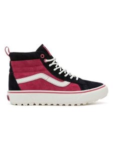 Vans Skórzane sneakersy "SK8-Hi MTE-1" w kolorze czarno-różowym rozmiar: 42,5. Czarne trampki Vans, bez wzorów, za kostkę, bez zapięcia. Za 258,52 zł.