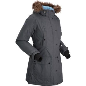 Długa kurtka outdoorowa funkcjonalna z kapturem, nieprzemakalna. Niebieskie kurtki bonprix, s, bez wzorów, z kapturem. Za 299,99 zł.