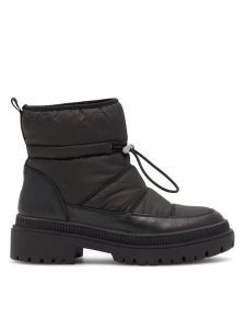Lasocki Śniegowce WI16-14097-09 Czarny. Czarne buty zimowe Lasocki, z materiału, bez obcasa, bez zapięcia. Za 269,99 zł.