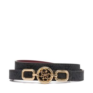 Pasek Damski Guess. Czarne paski Guess, z aplikacjami. Za 199,99 zł.