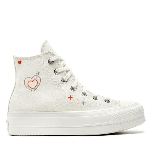 Trampki Converse. Białe trampki Converse, bez wzorów, bez zapięcia. Za 289,99 zł.