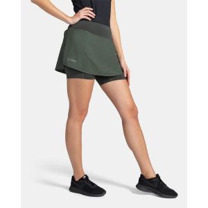 Damska spódnica do biegania Kilpi TITICACA-W. Zielone spódnice Kilpi, xs, bez wzorów, sportowe. Za 153,53 zł.