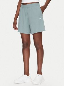 Puma Szorty sportowe ESS Elevated 5" 685026 Zielony Regular Fit. Zielone spodenki sportowe Puma, xs, bez wzorów, z syntetyku. Za 99,99 zł.