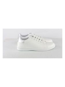 C'M Sneakersy w kolorze srebrno-białym rozmiar: 37. Białe trampki C'M, bez wzorów, z materiału, bez zapięcia. Za 108,45 zł.