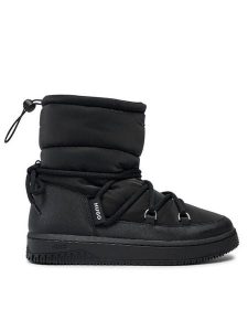 Hugo Śniegowce Kilian 50523837 Czarny. Czarne buty zimowe Hugo, z materiału, bez obcasa, bez zapięcia. Za 999,99 zł.