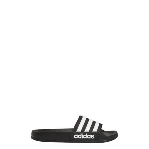 Klapki Adilette Shower. Białe klapki ADIDAS, bez wzorów, bez obcasa. Za 97,00 zł.