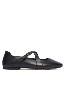 Tommy Hilfiger Baleriny Th Buckle Cross Strap Maryjane FW0FW09431 Czarny. Czarne balerinki TOMMY HILFIGER, bez wzorów, ze skóry, bez obcasa, bez zapięcia. Za 452,99 zł.